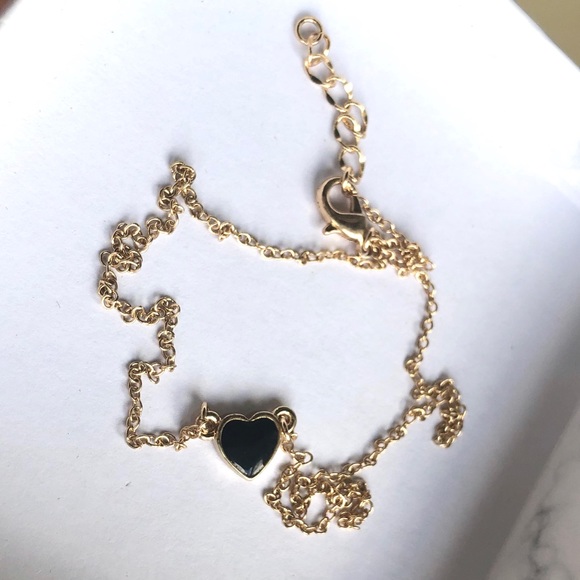 kate spade Jewelry - Kate Spade Dainty Black Heart Necklace